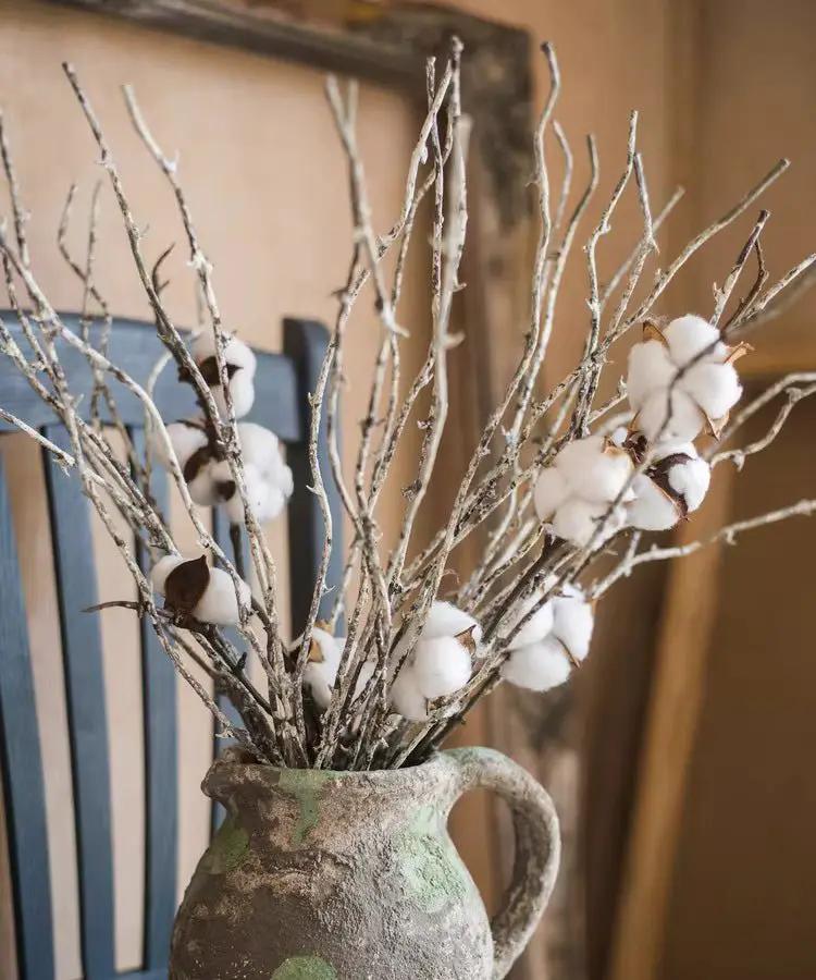 Whitewashed Twig Decorative Branch 22" Tall by RusticReach