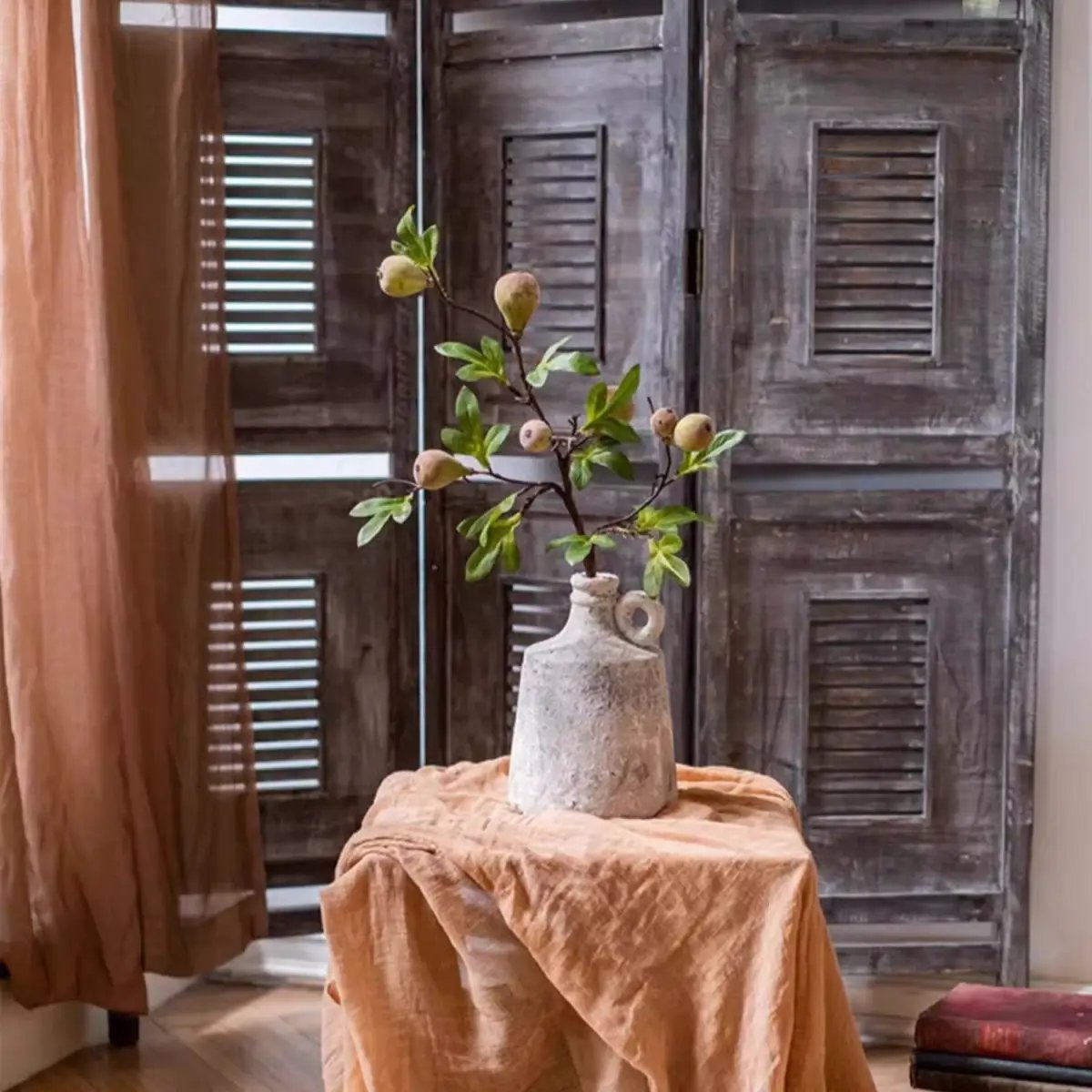 Wild Garden Faux Fig Stem 35.4" Tall by RusticReach