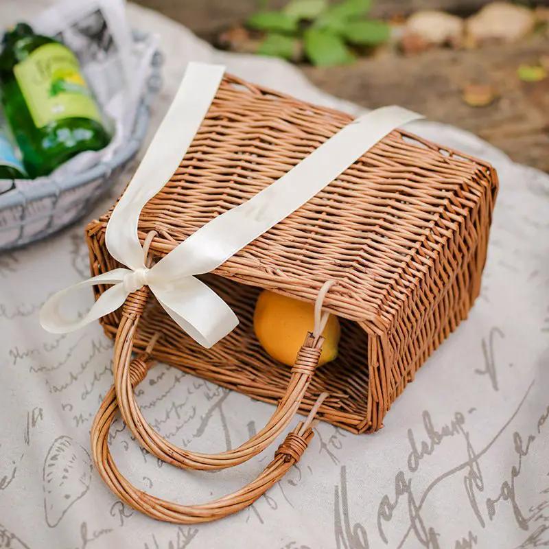 Willow Carry Basket Bag by RusticReach
