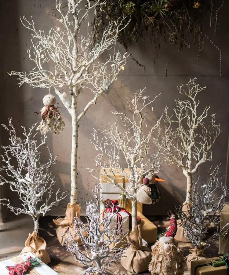 Christmas Withered White Christmas Tree Faux by RusticReach