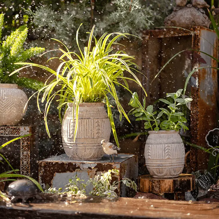 Yukun Terracotta Planter Stoneware by RusticReach