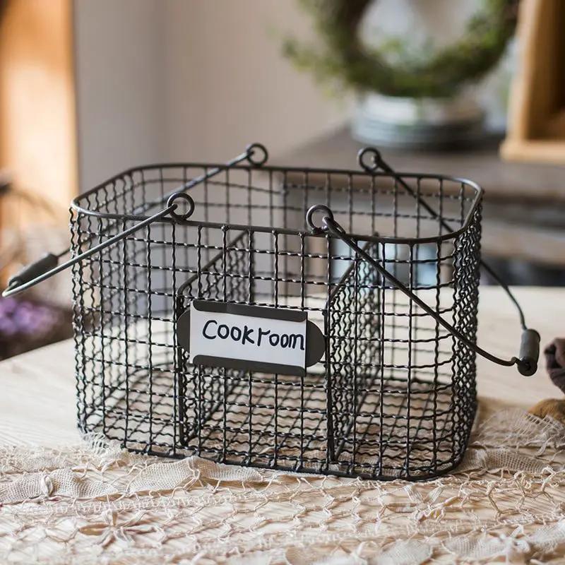 Zakka Multifunctional Wire Organizer Basket by RusticReach