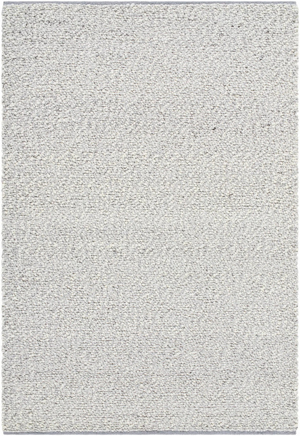 Wolven Ivory Chunky Looped Weave Cottage Farmhouse NZ Wool Handmade Area Rug - Clearance