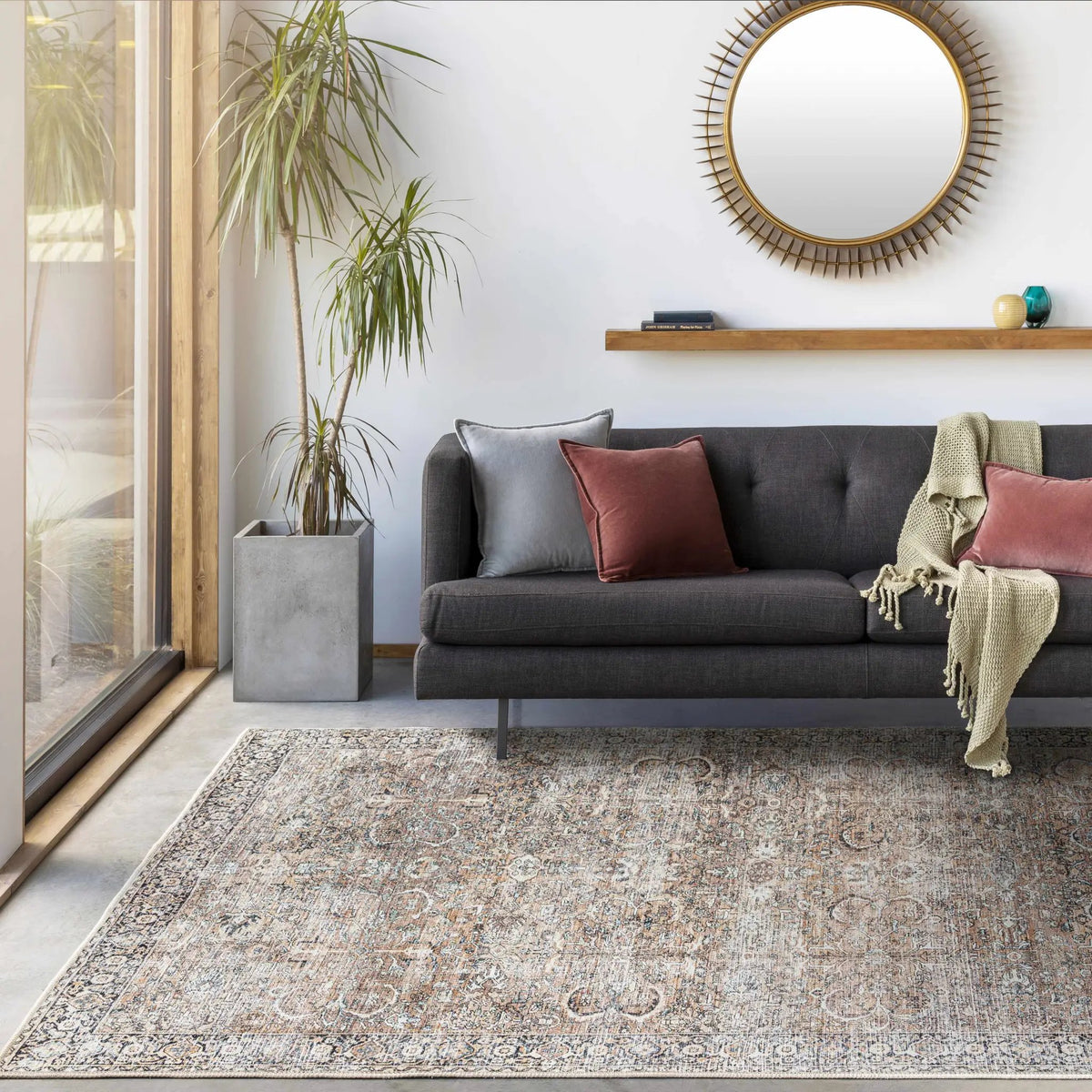 Jill Washable Area Rug - Clearance, installed in a room 2