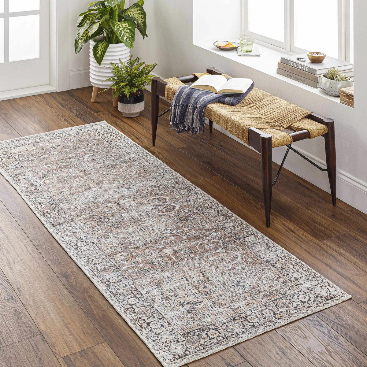 Jill Washable Area Rug - Clearance, installed in a room 4