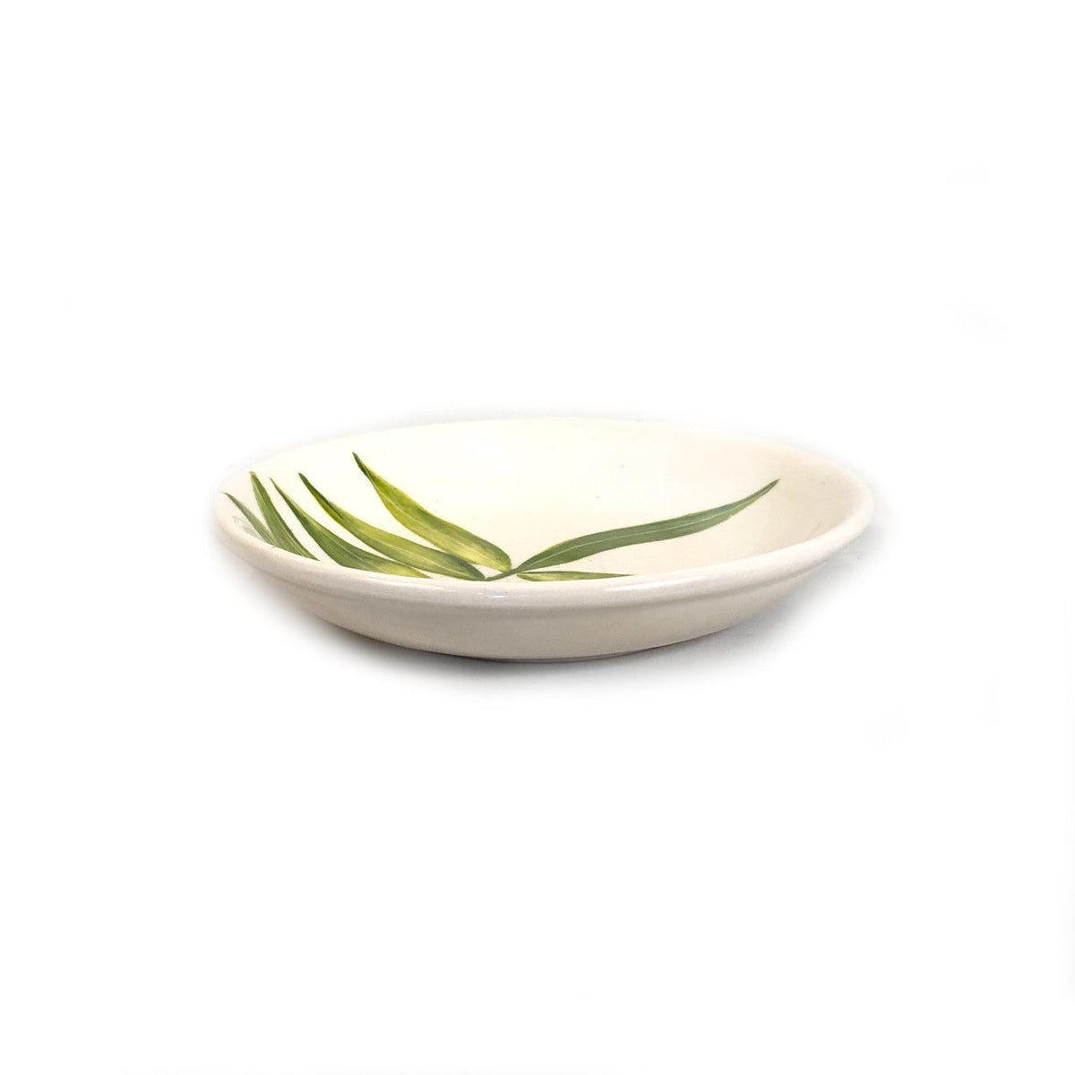 Floating Leaves Dessert Plate - Green, photo 2 of 5