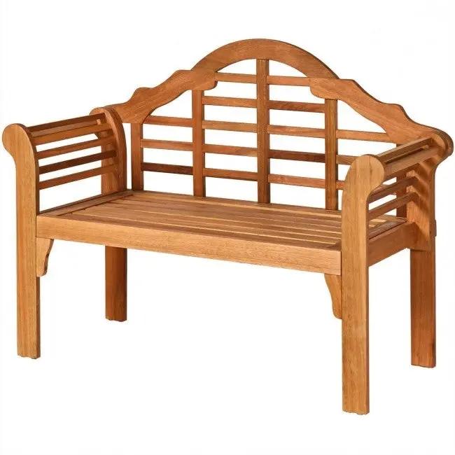 FarmHome Folding 2 Seater Garden Eucalyptus Bench by HomePacific