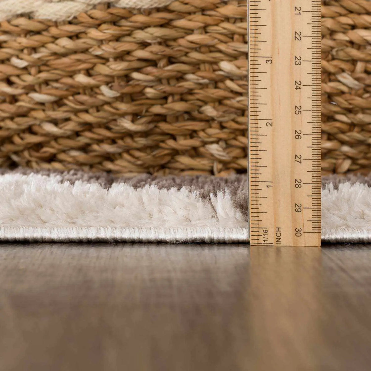 Arilla Brown Washable Diamond Area Rug, photo 9 of 10
