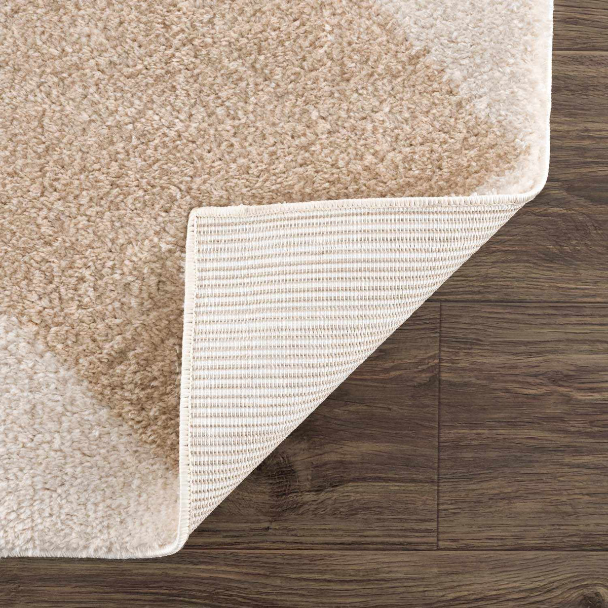 Arilla Beige Washable Diamond Area Rug, photo 5 of 11