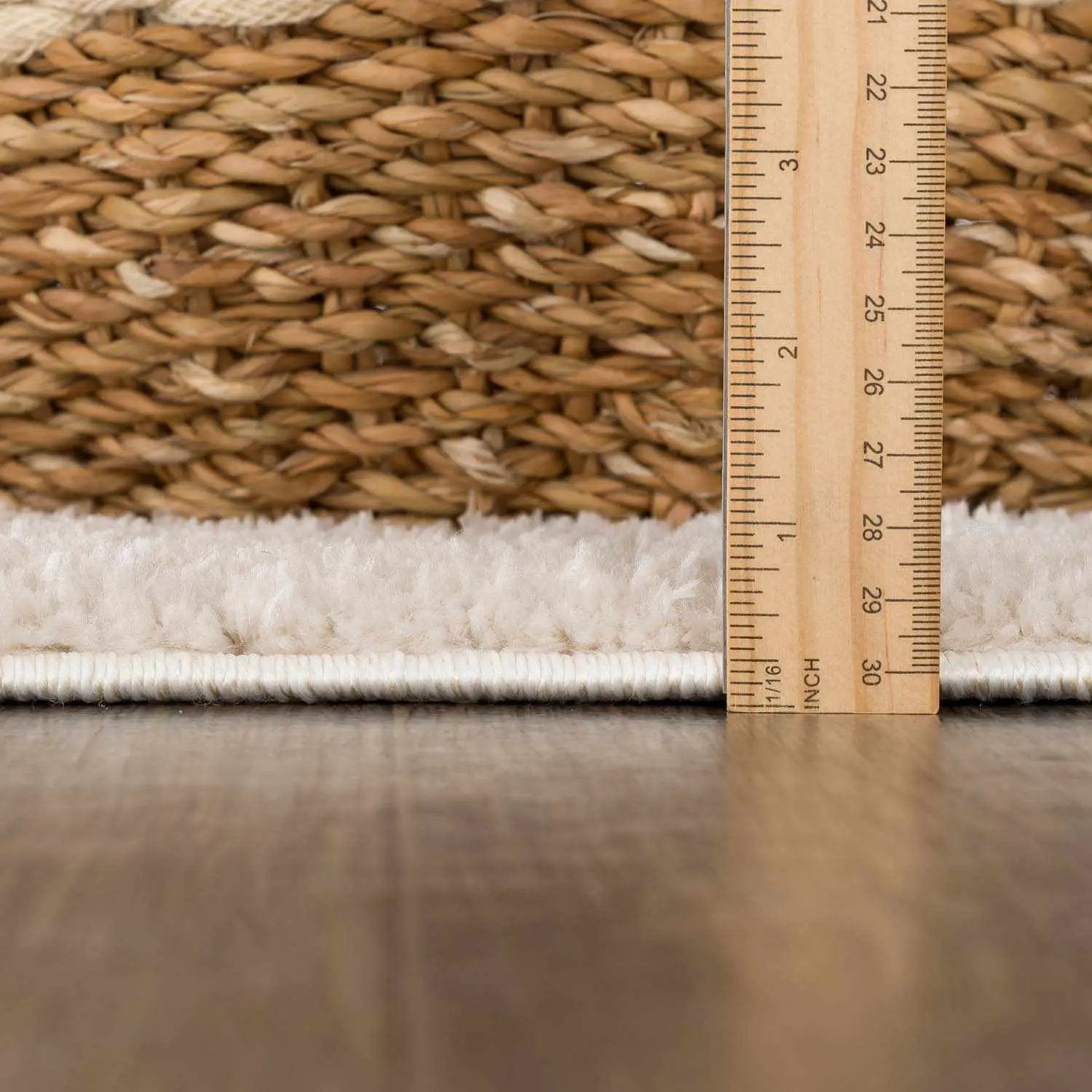 Arilla Beige Washable Diamond Area Rug by Boutique Rugs