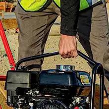 5.5 HP Honda Vibratory Plate Compactor for Soil Compaction Tamper 3 Year Warranty by Tomahawk Power