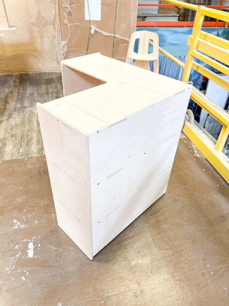 JARED- Corner Toy Shelf by Bush Acres