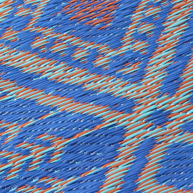 Jodhpur - Multi Blue Outdoor Rug for Patio by Fab Habitat