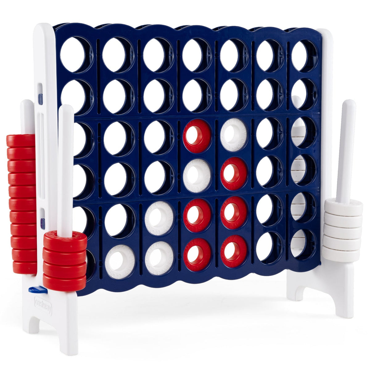 Jumbo 4 in a Row 4-to-Score Giant Game Set-White, photo 9 of 11