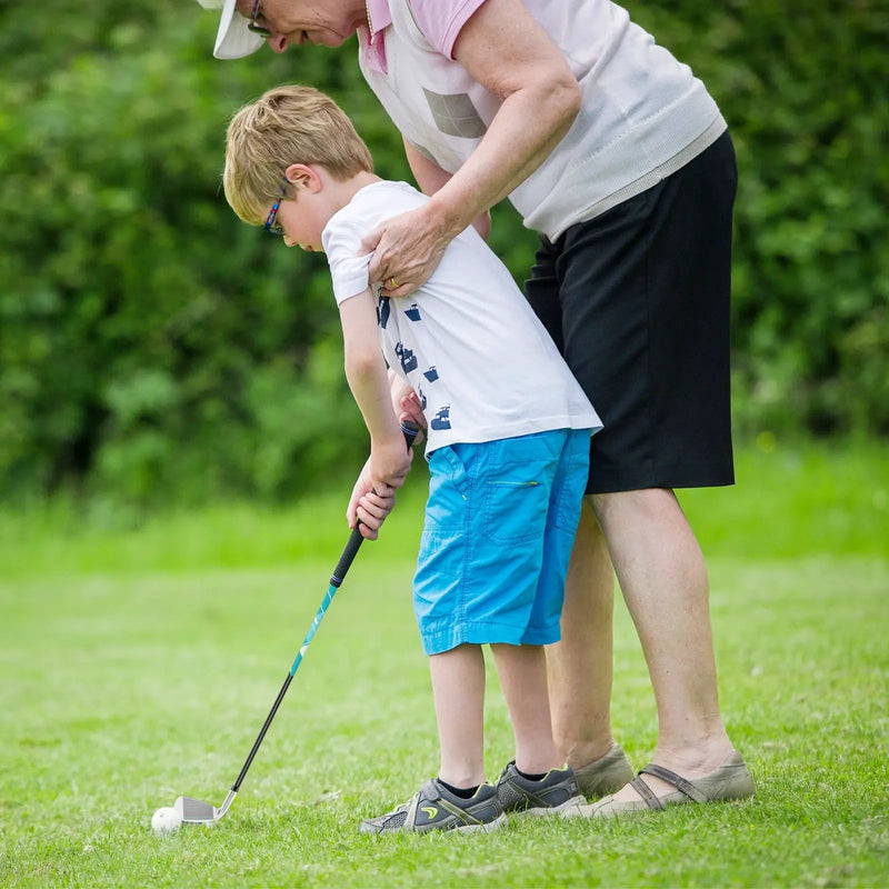 Junior Complete Golf Club Set Right Hand with Rain Hood for Kids by DirectDeals