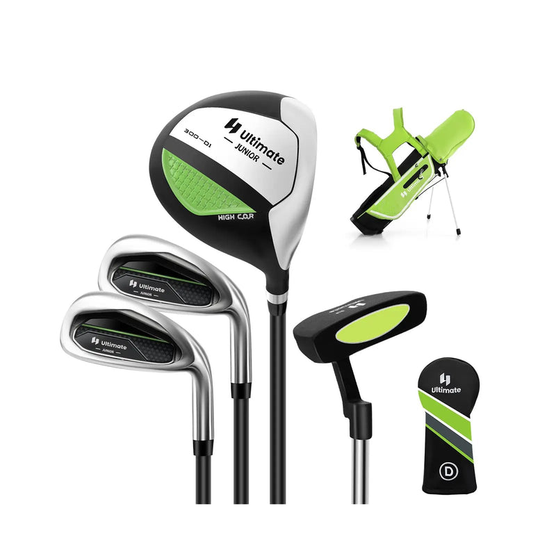 Junior Complete Golf Club Set for Kids with Rain Hood Right Hand Children Golf Age 8-10 Years Old by DirectDeals