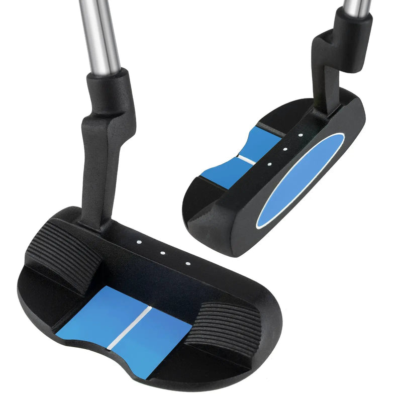 Junior Mallet Putter Individual Gold Club for Kids Ages 11-14 by DirectDeals