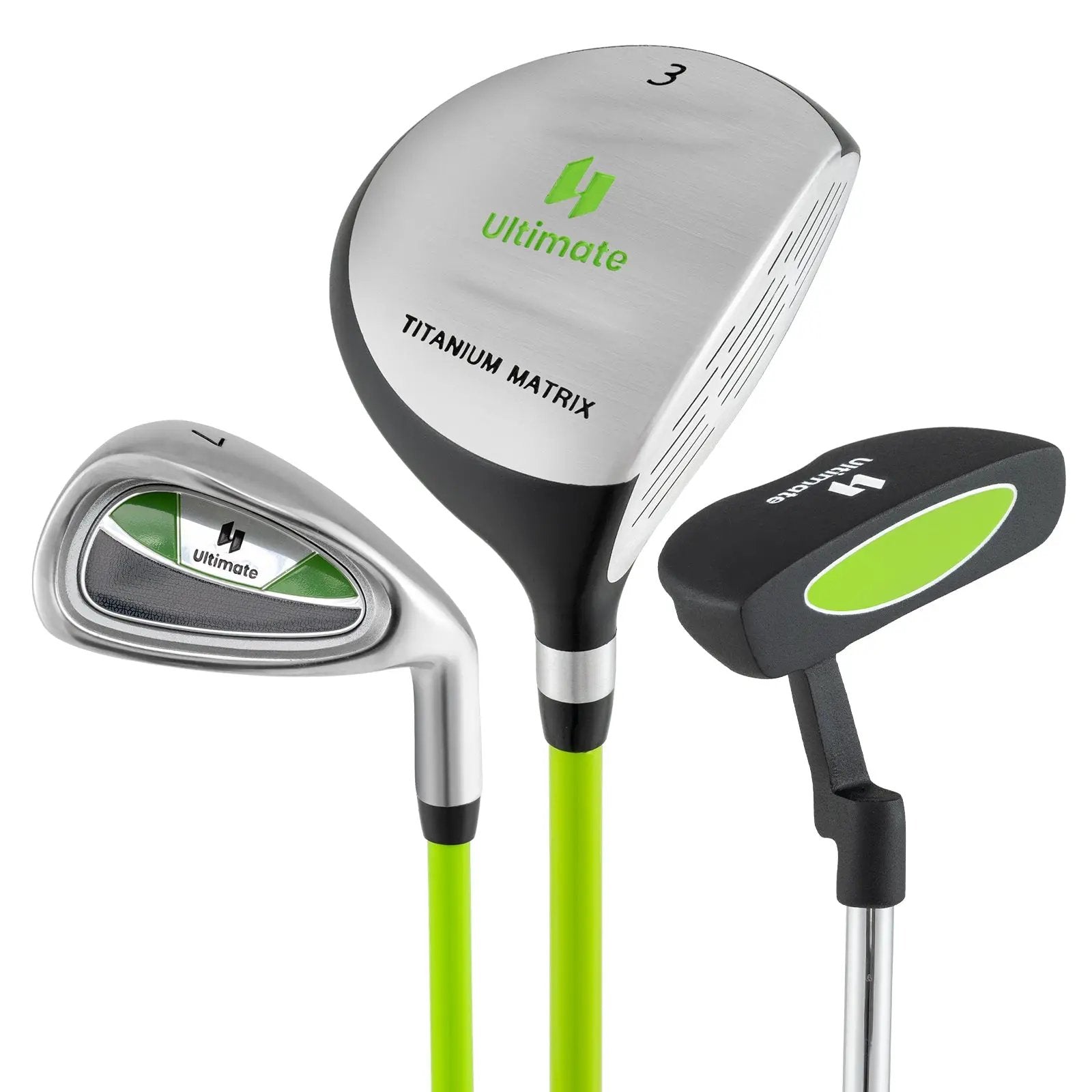 Junior Mallet Putter Individual Gold Club for 8-10 years old Kids by DirectDeals