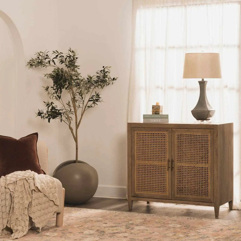 Kalilangan Gray Ceramic Table Lamp by Boutique Rugs