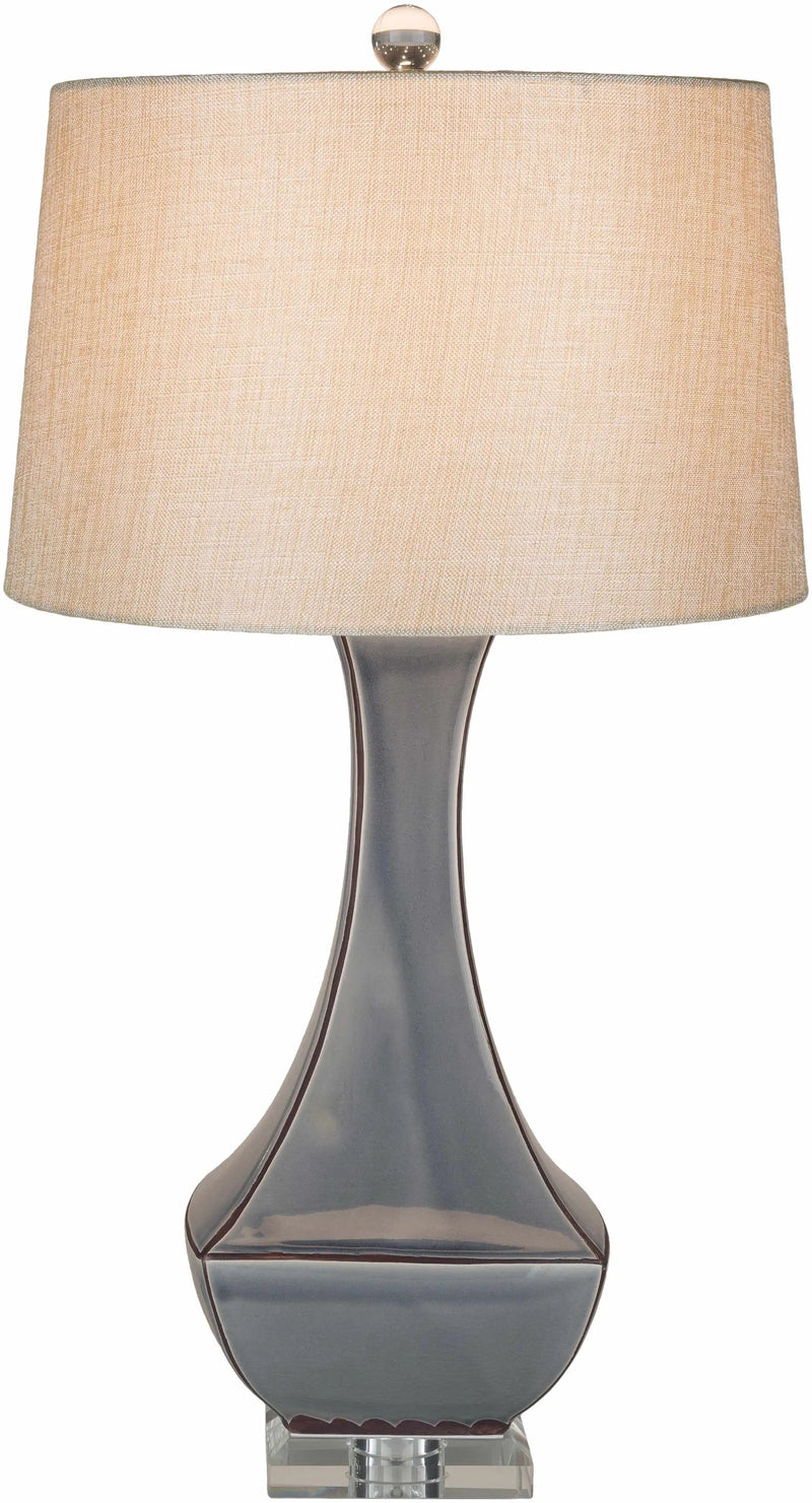 Kalilangan Gray Ceramic Table Lamp by Boutique Rugs