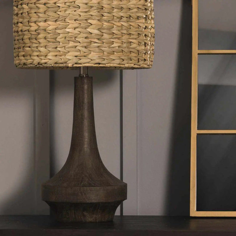 Kabankalan Seagrass Resin Table Lamp by Boutique Rugs