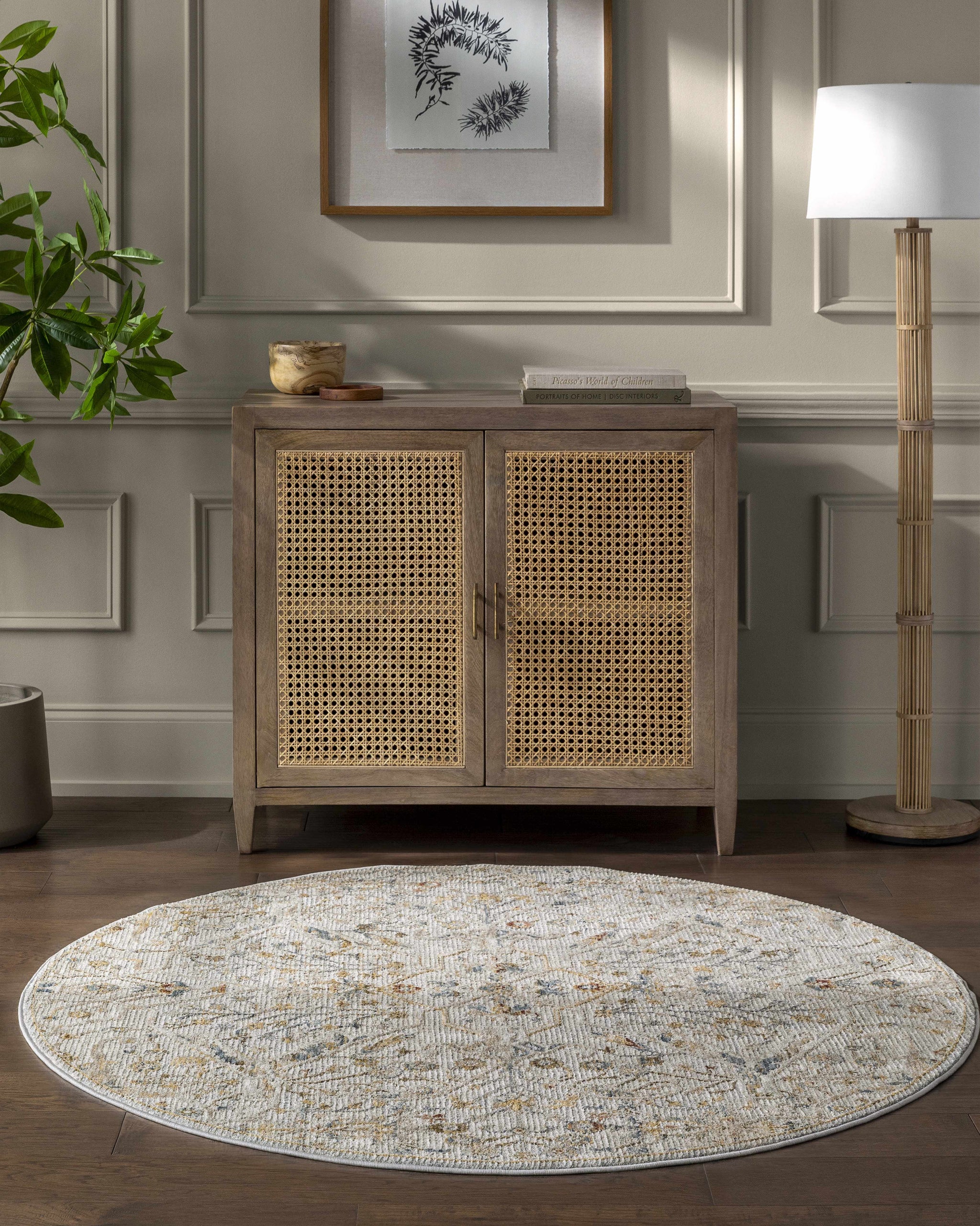 Kabungahan Oushak Style Floral Rug by Boutique Rugs