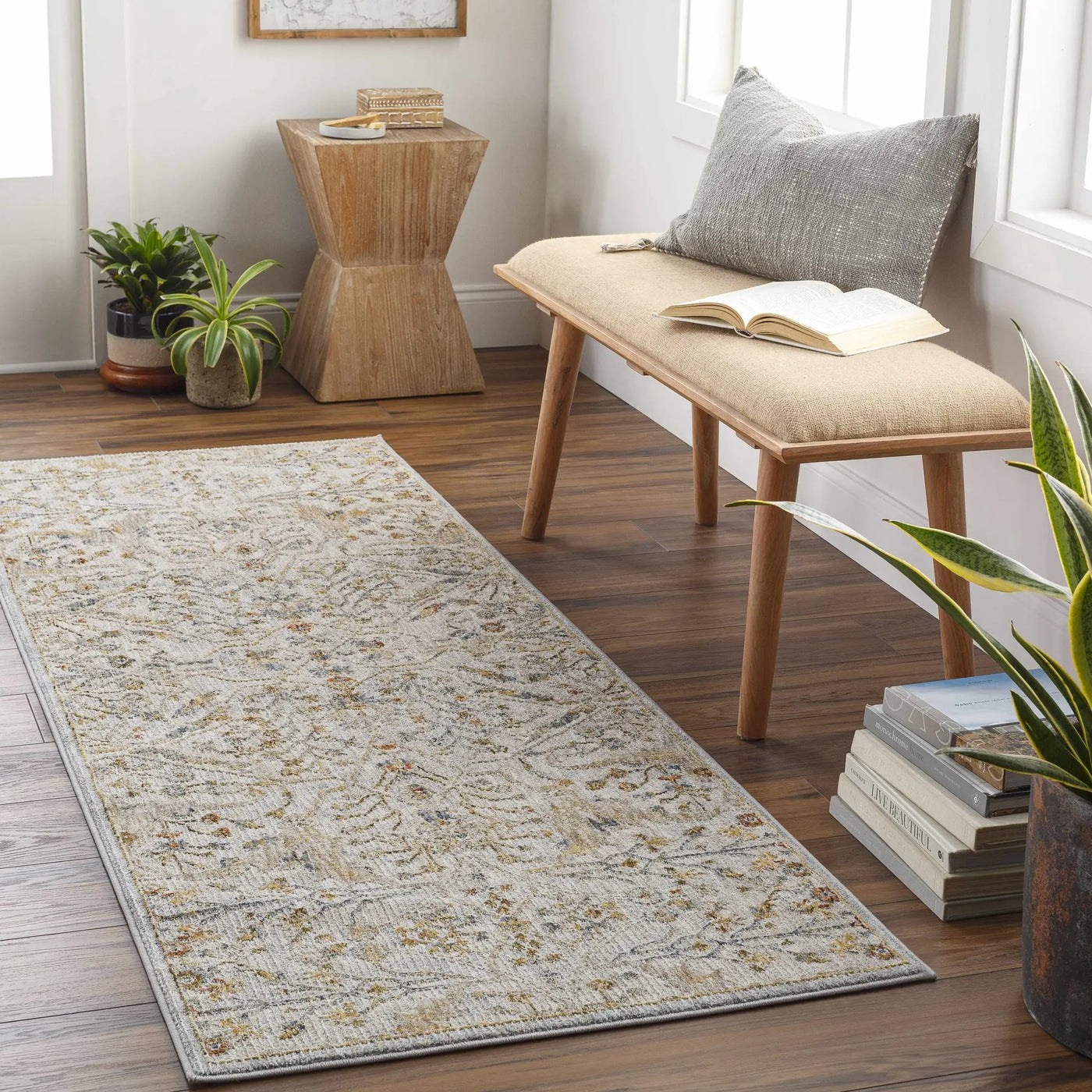 Kabungahan Oushak Style Floral Rug by Boutique Rugs
