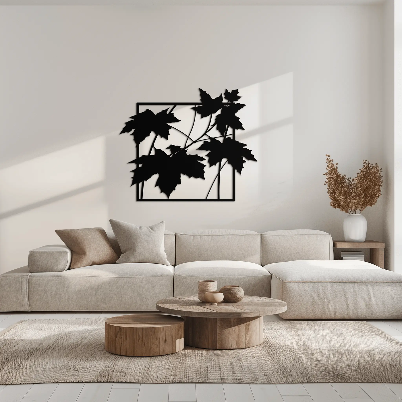 Maple Leaf Metal Wall Art - Steel Wall Decor for Home and Office - KAF012 by Enova Art