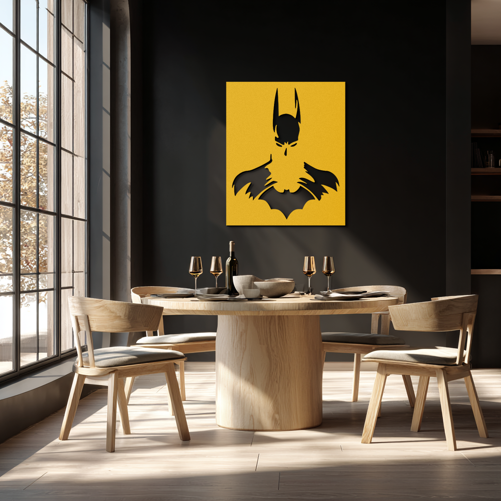 Dark Knight Metal Wall Art - Modern Steel Wall Decor - KAF034 by Enova Art