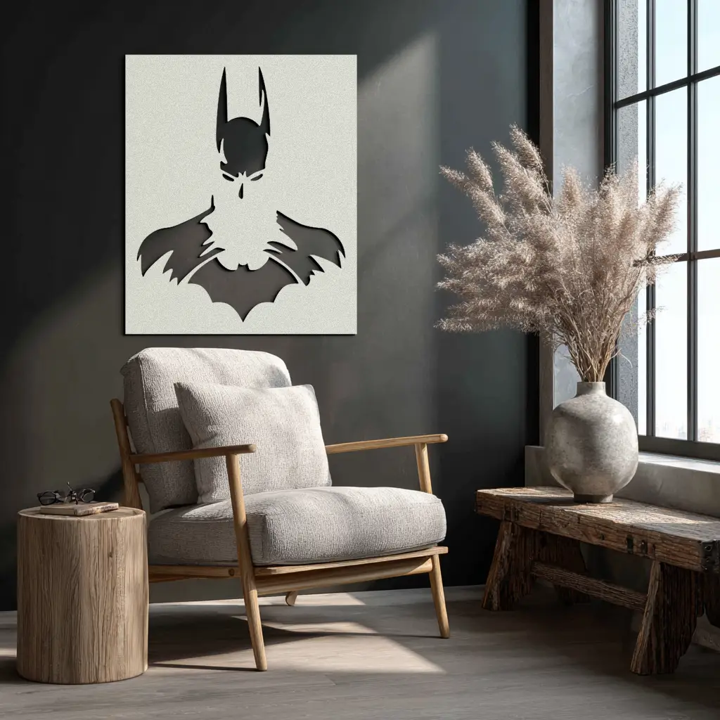 Dark Knight Metal Wall Art - Modern Steel Wall Decor - KAF034 by Enova Art
