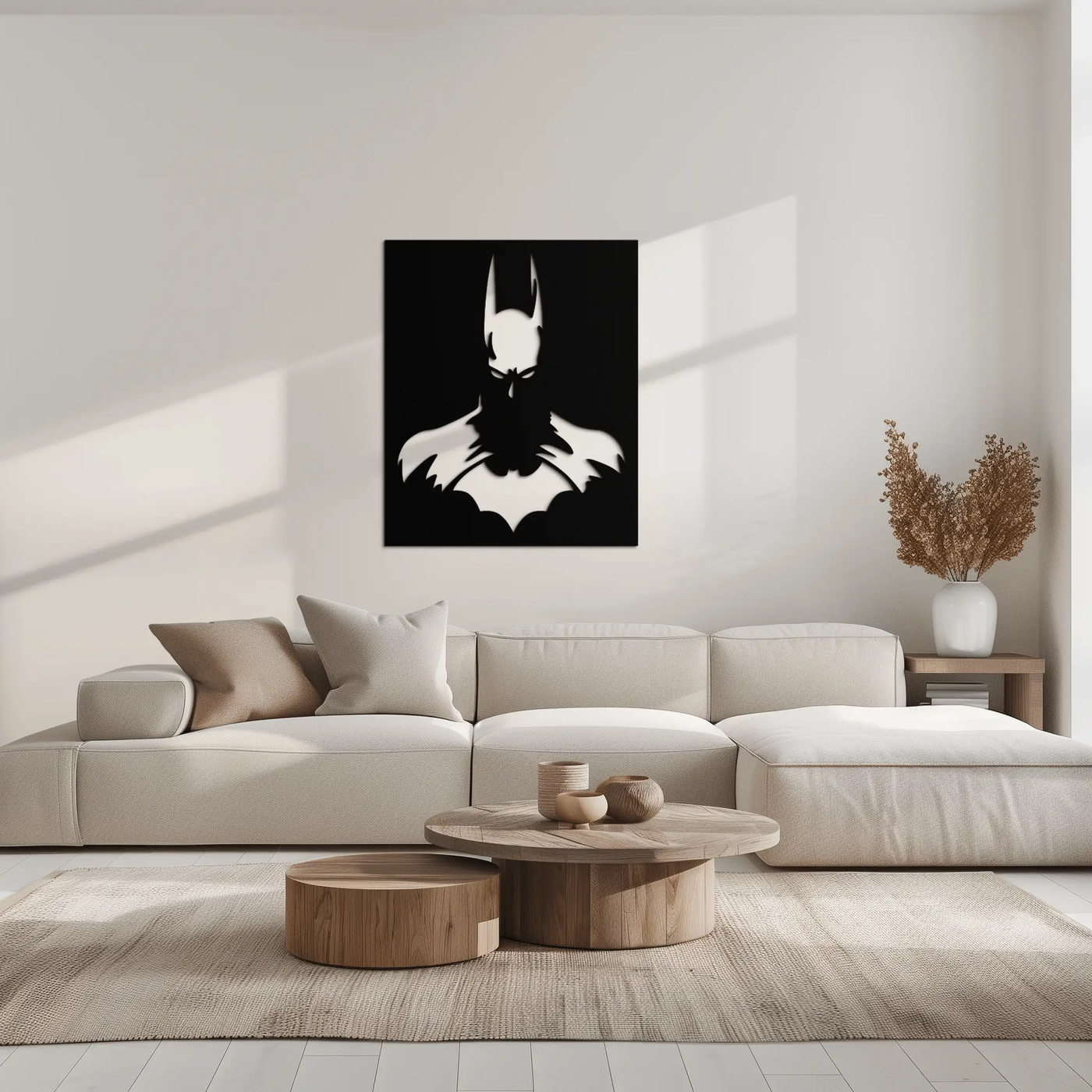 Dark Knight Metal Wall Art - Modern Steel Wall Decor - KAF034 by Enova Art