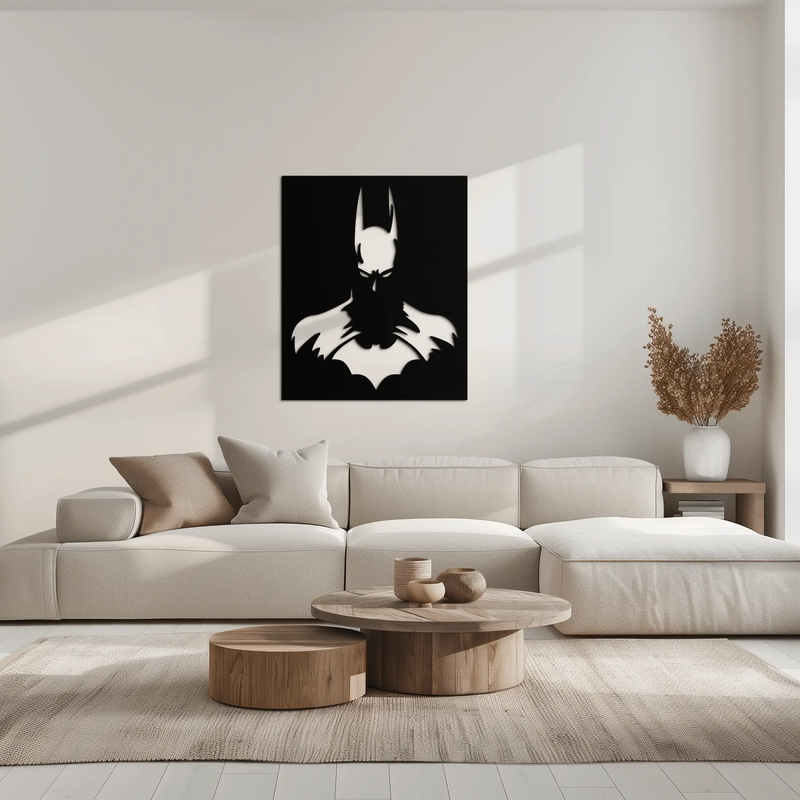 Dark Knight Metal Wall Art - Modern Steel Wall Decor - KAF034 by Enova Art
