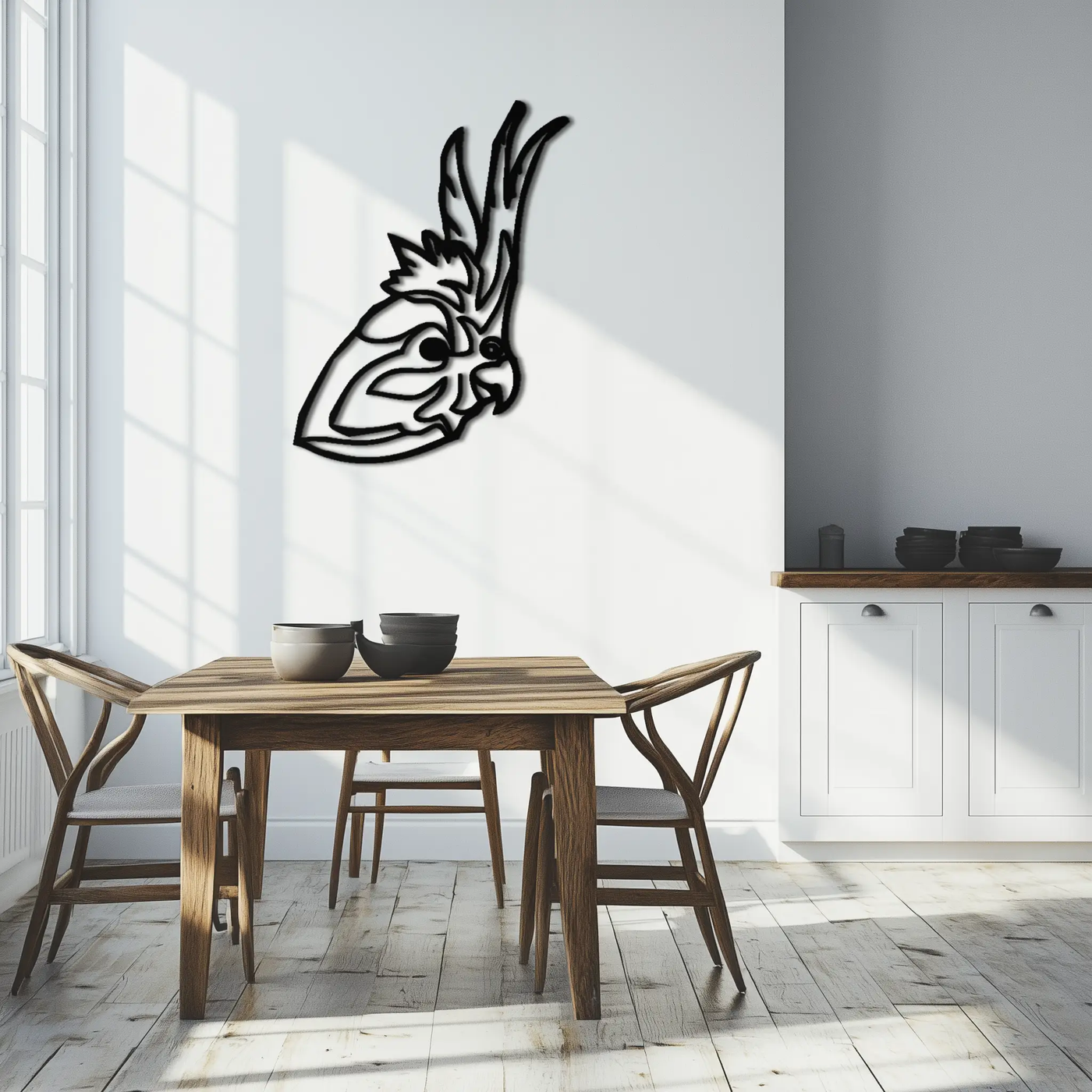 Rooster Metal Wall Art - Modern Farmhouse Steel Decor - KAF037 by Enova Art