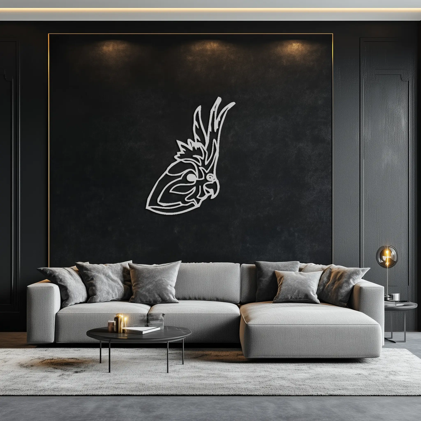 Rooster Metal Wall Art - Modern Farmhouse Steel Decor - KAF037 by Enova Art