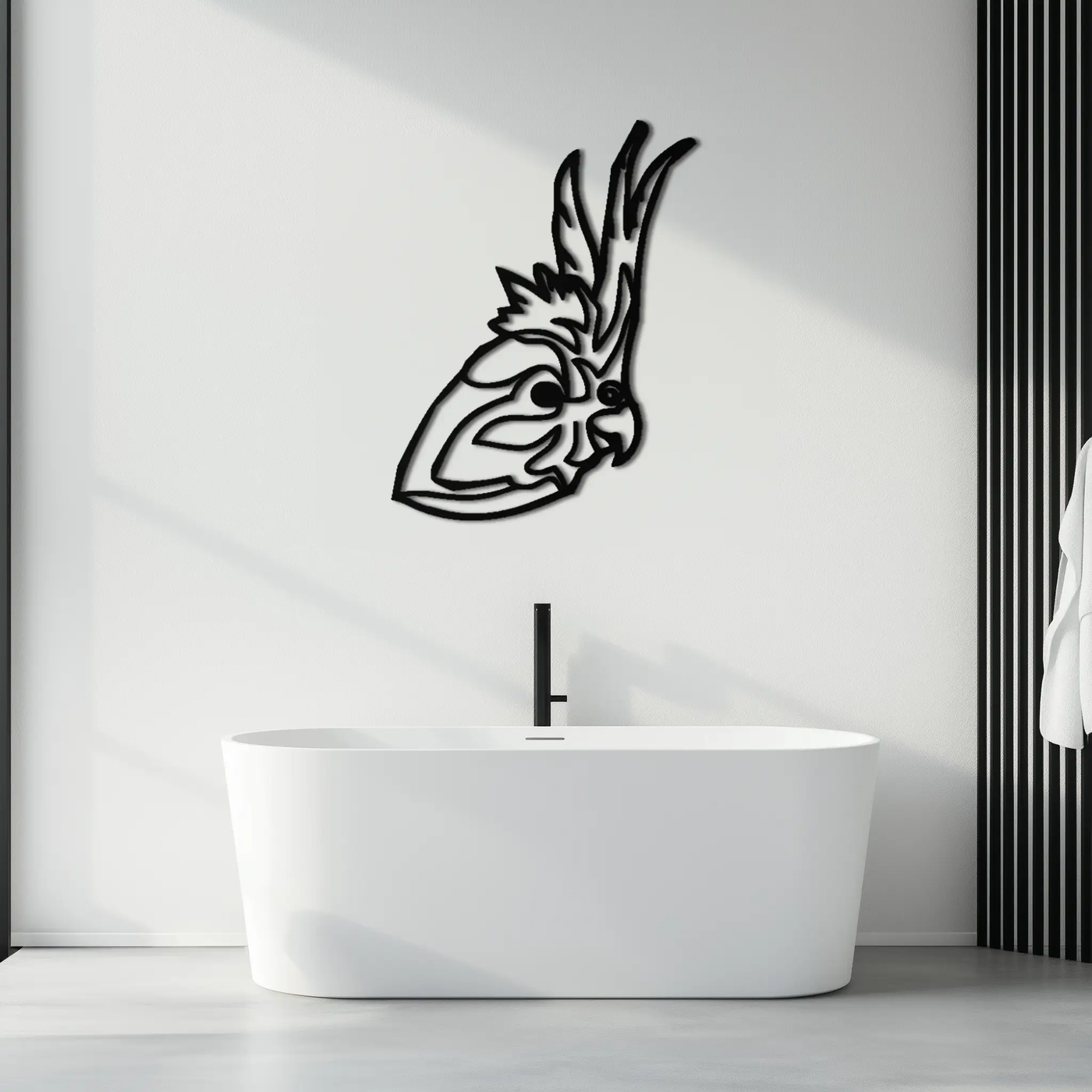 Rooster Metal Wall Art - Modern Farmhouse Steel Decor - KAF037 by Enova Art