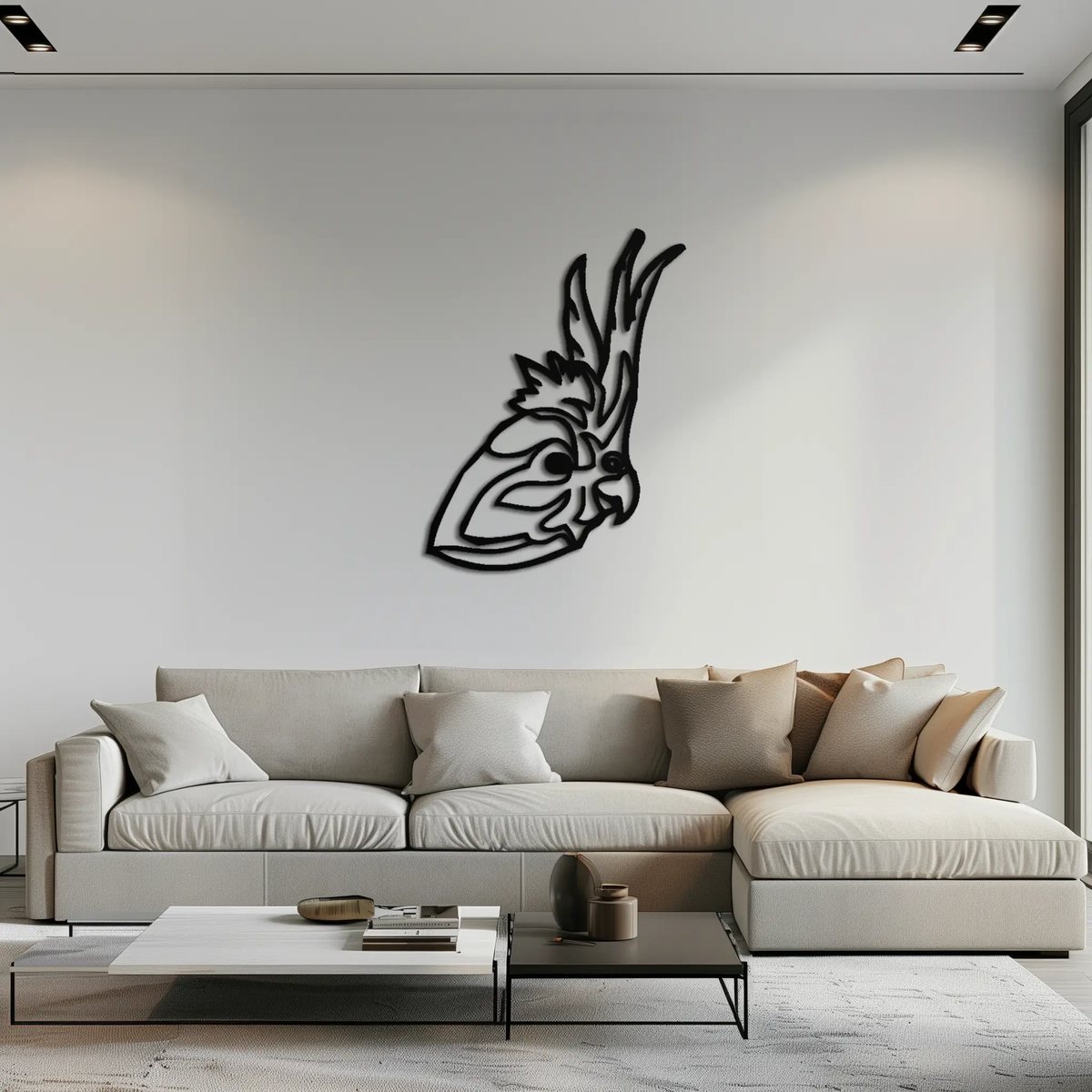 Rooster Metal Wall Art - Modern Farmhouse Steel Decor - KAF037 by Enova Art