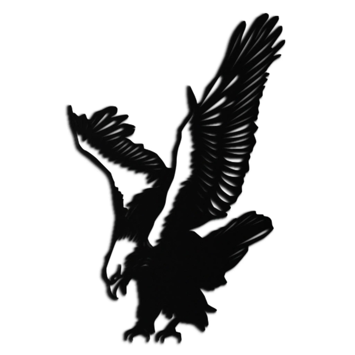 Majestic Eagle Metal Wall Art - Powerful Steel Bird Silhouette - KAF059 by Enova Art