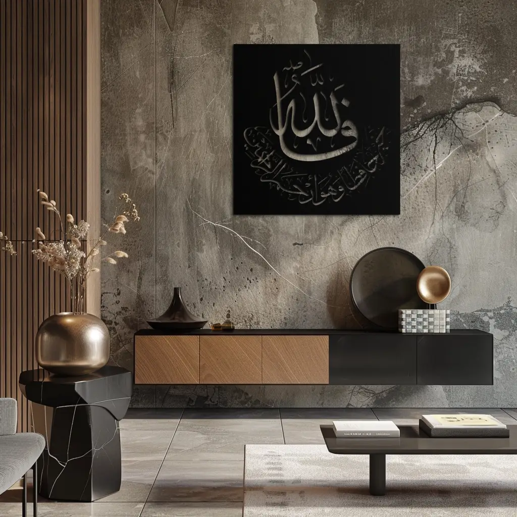 Yusuf 12 Metal Wall Art - Islamic Calligraphy Home Decor - KAF075 by Enova Art