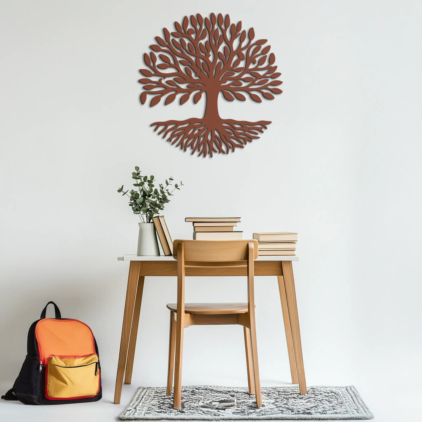 Tree of Life Metal Wall Art - Modern Steel Nature-Inspired Decor - KAF112 by Enova Art