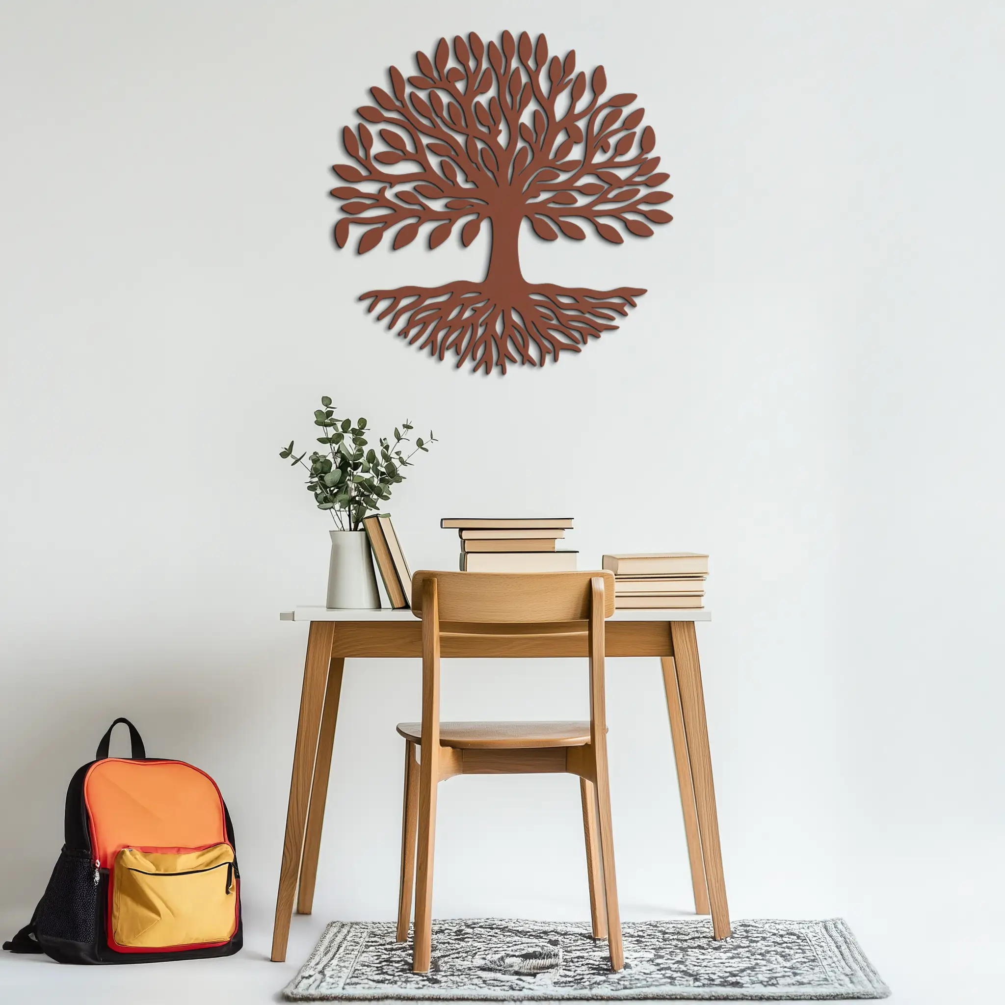 Tree of Life Metal Wall Art - Modern Steel Nature-Inspired Decor - KAF112 by Enova Art