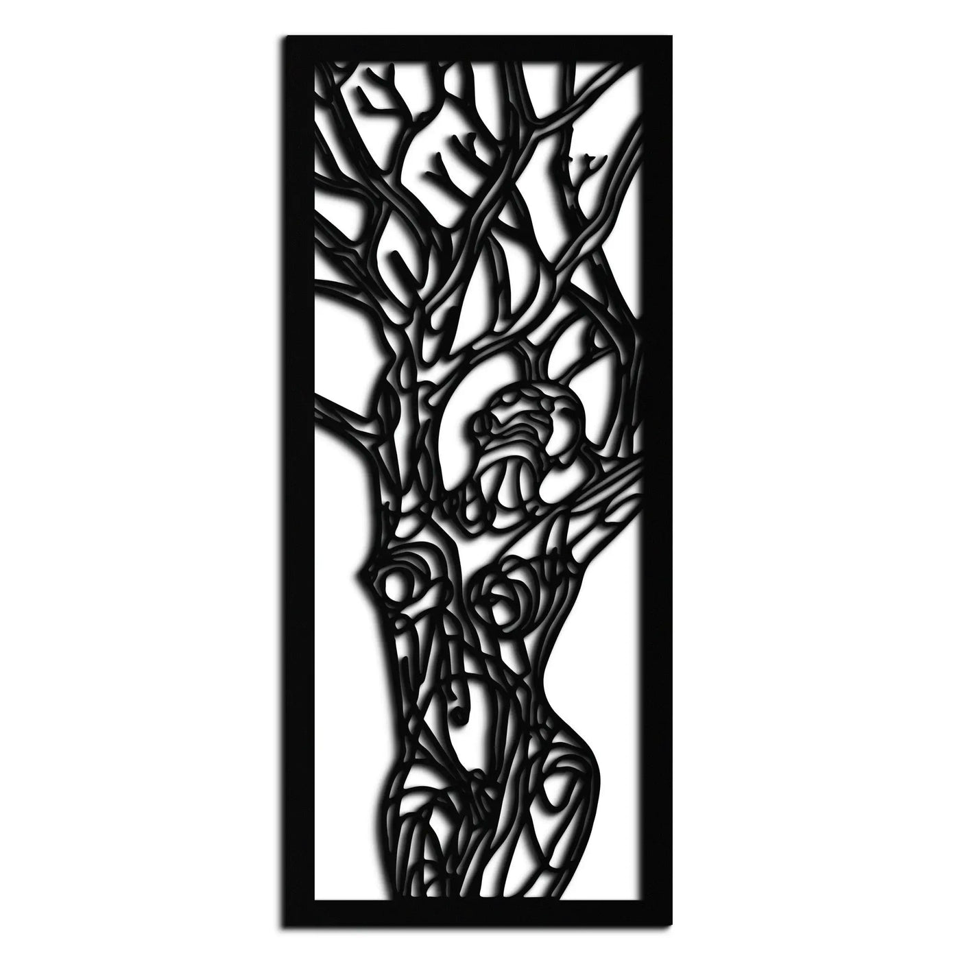 Tree of Life Metal Wall Art – Abstract Feminine Design - KAF138 by Enova Art