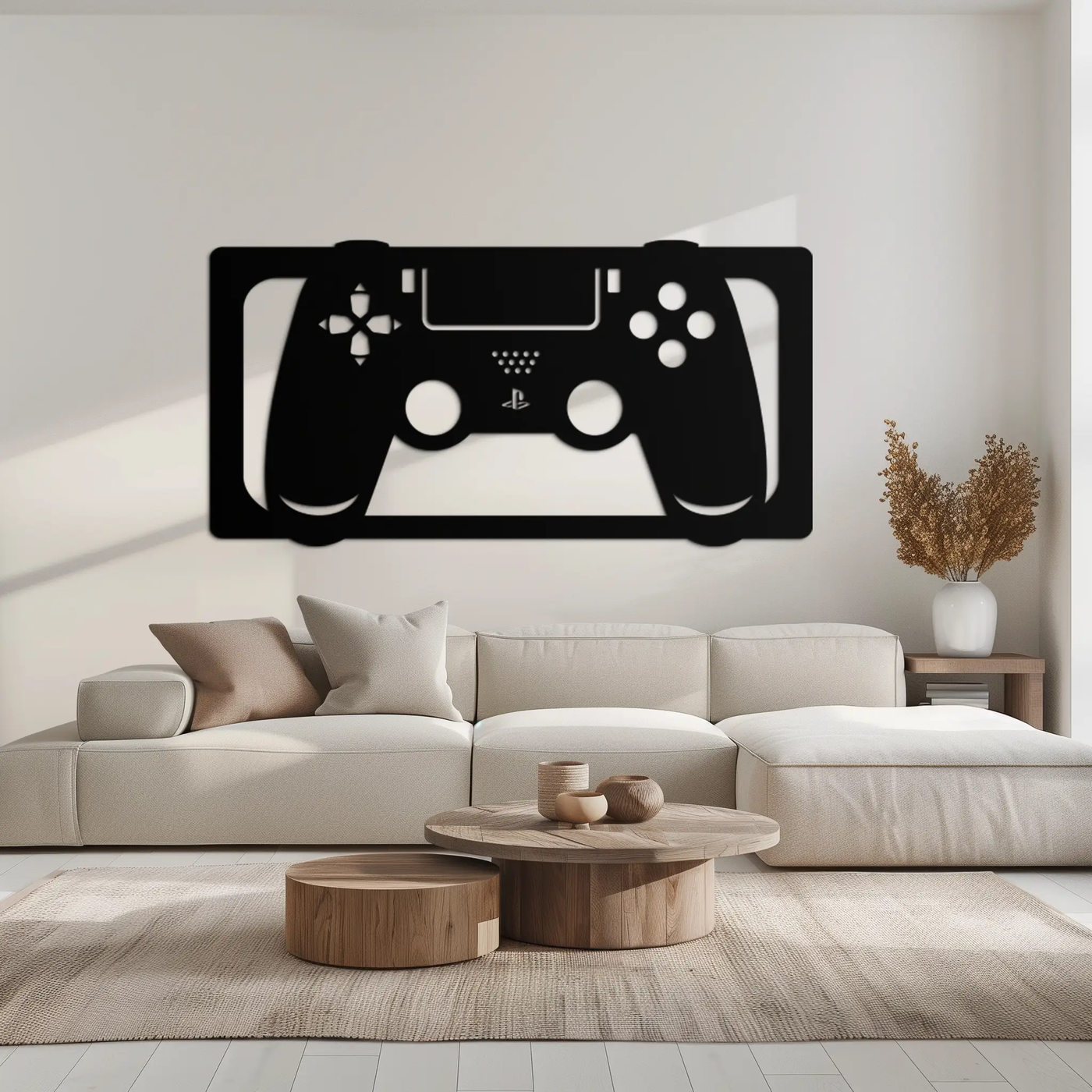 Gamer Controller Metal Wall Art - Modern Gaming Room Decor - KAF144 by Enova Art