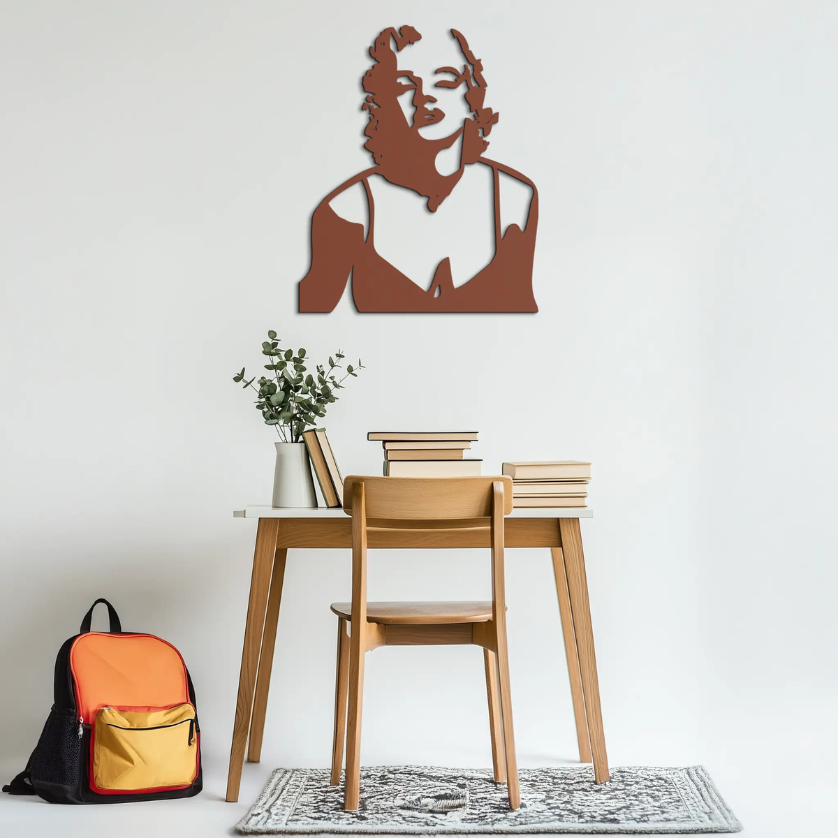 Glamorous Marilyn Monroe Metal Wall Art – Iconic Pop Art Steel Decor - KAF153 by Enova Art