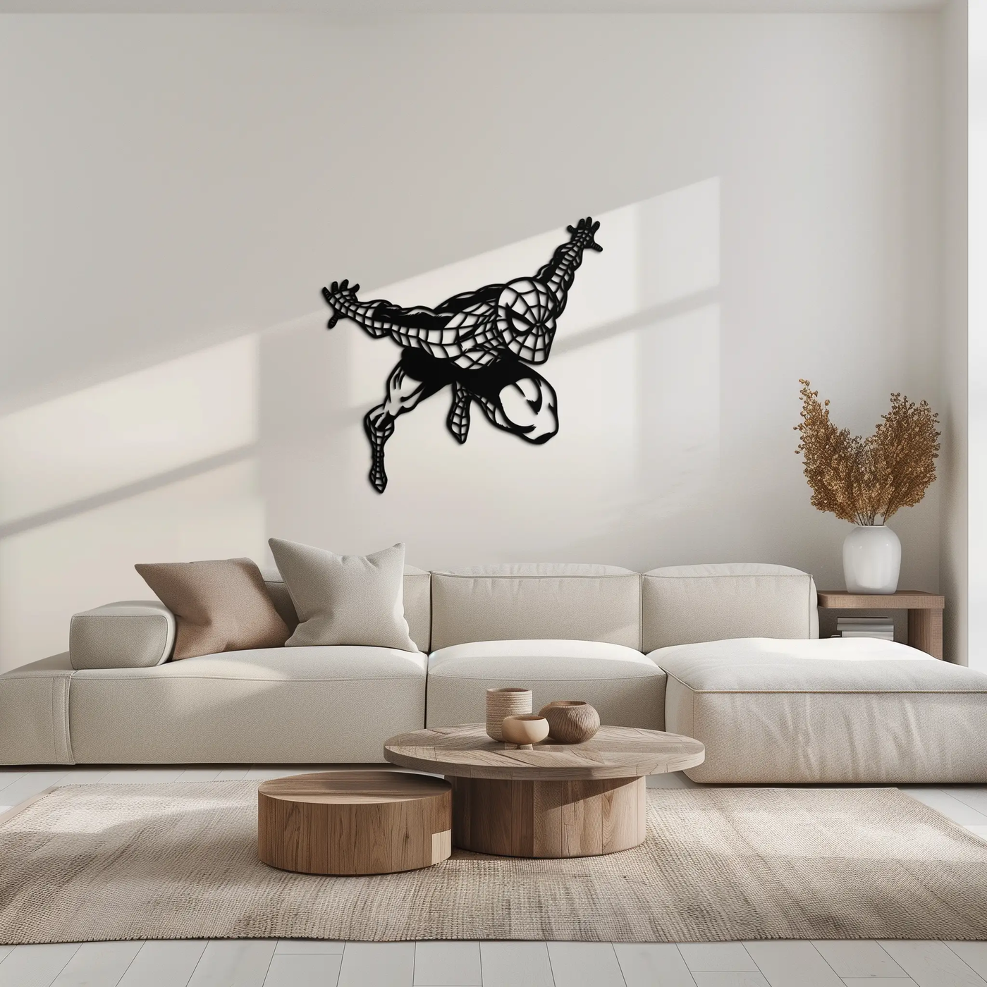 Spider-Man Metal Wall Art - Geometric Superhero Wall Decor - KAF155 by Enova Art