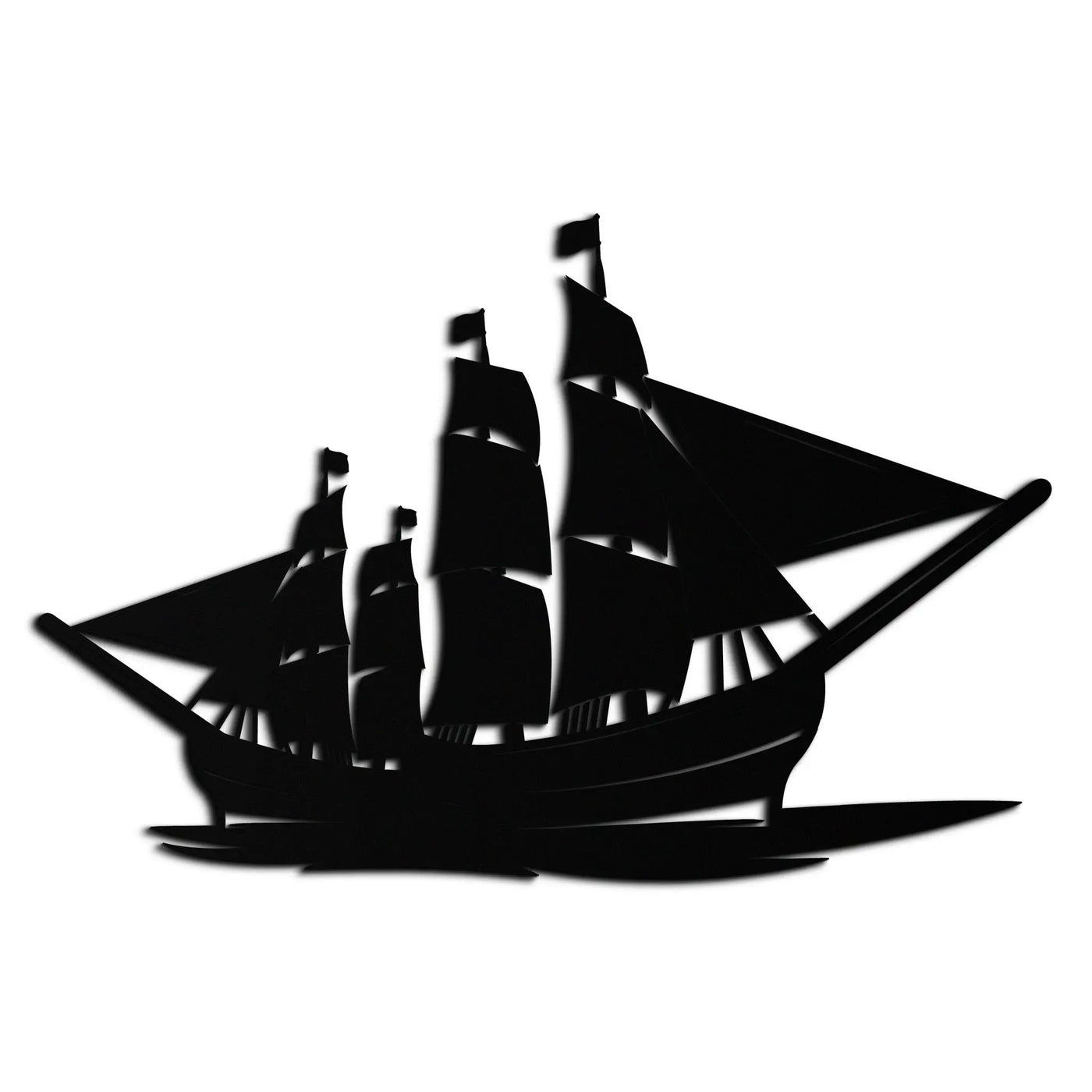 Pirate Ship Metal Wall Art - Nautical Decor for Home & Office- KAF175 by Enova Art