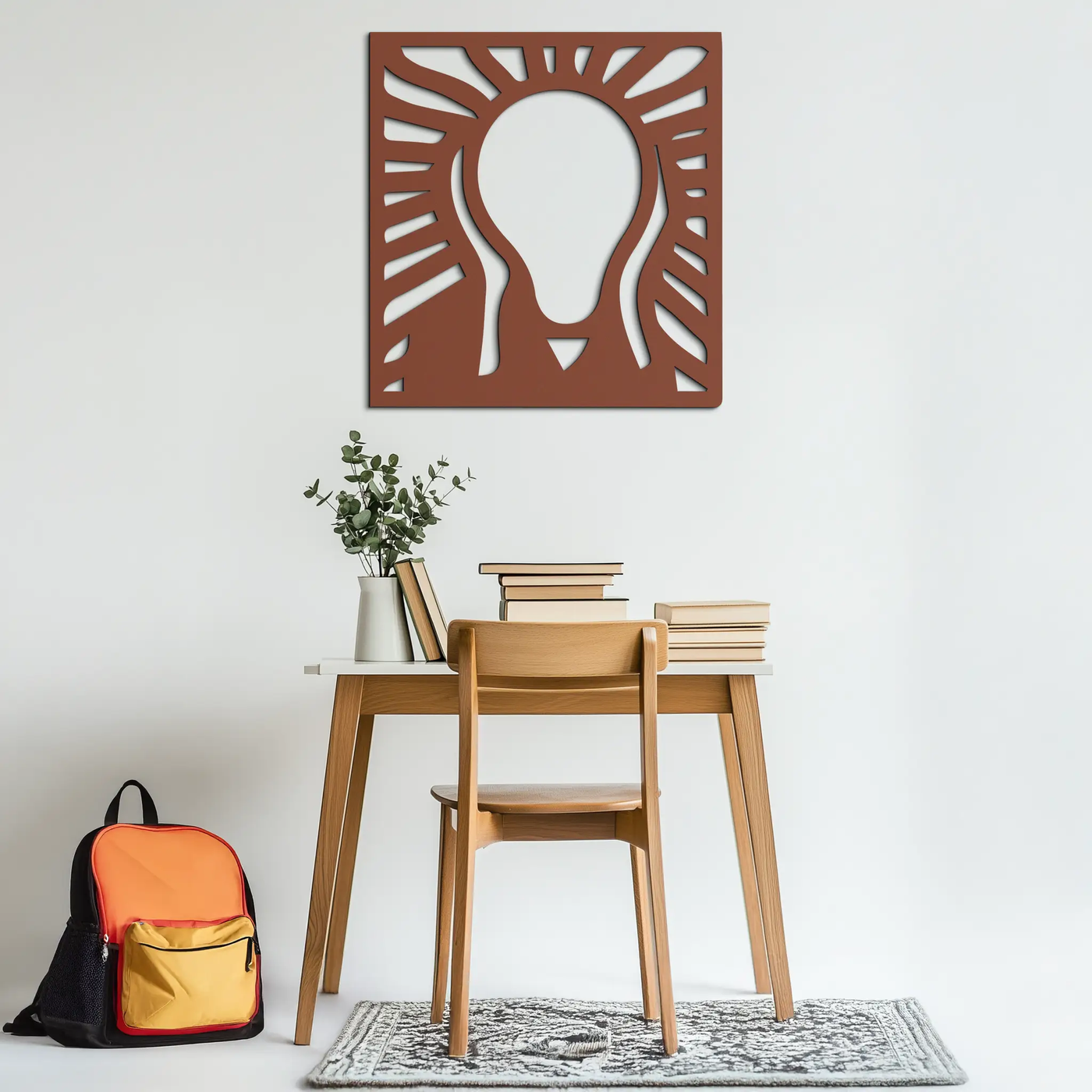 The Scream Metal Wall Art - Minimalist Expressionist Decor- KAF179 by Enova Art