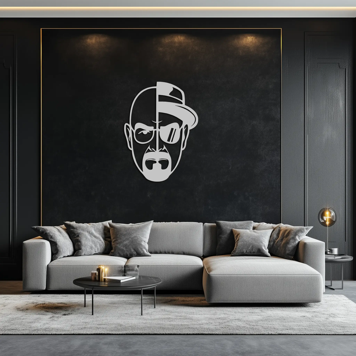 Walter White Metal Wall Art - Iconic TV Show Decor- KAF183 by Enova Art