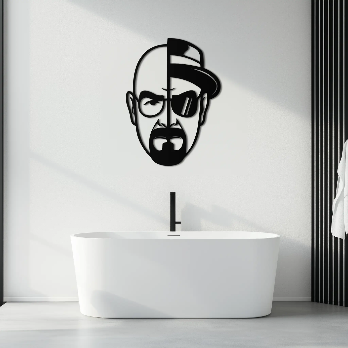 Walter White Metal Wall Art - Iconic TV Show Decor- KAF183 by Enova Art