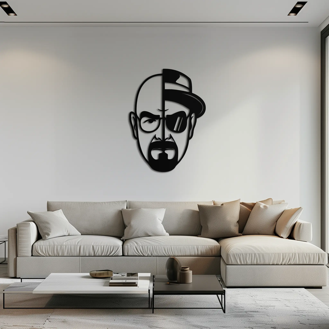 Walter White Metal Wall Art - Iconic TV Show Decor- KAF183 by Enova Art