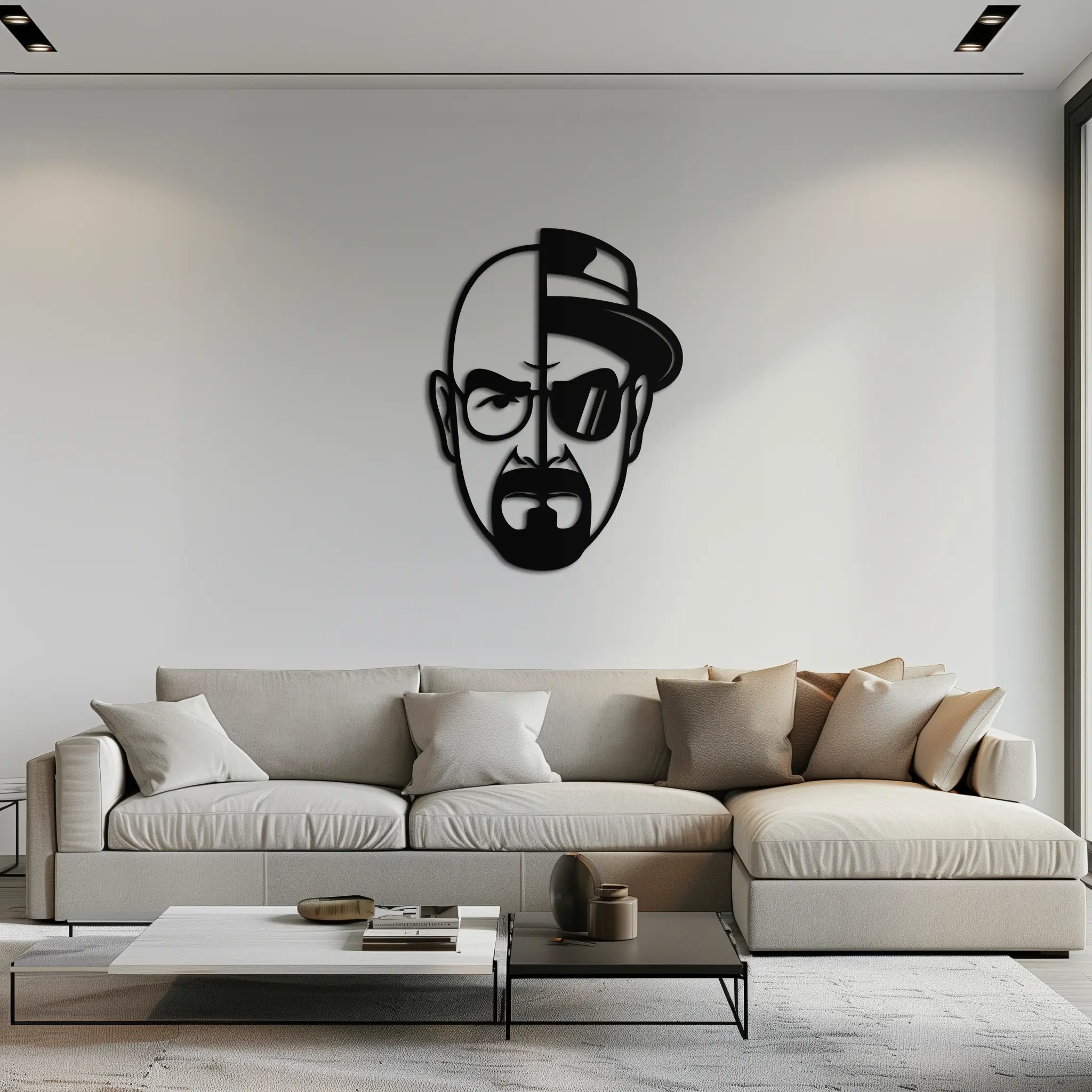 Walter White Metal Wall Art - Iconic TV Show Decor- KAF183 by Enova Art